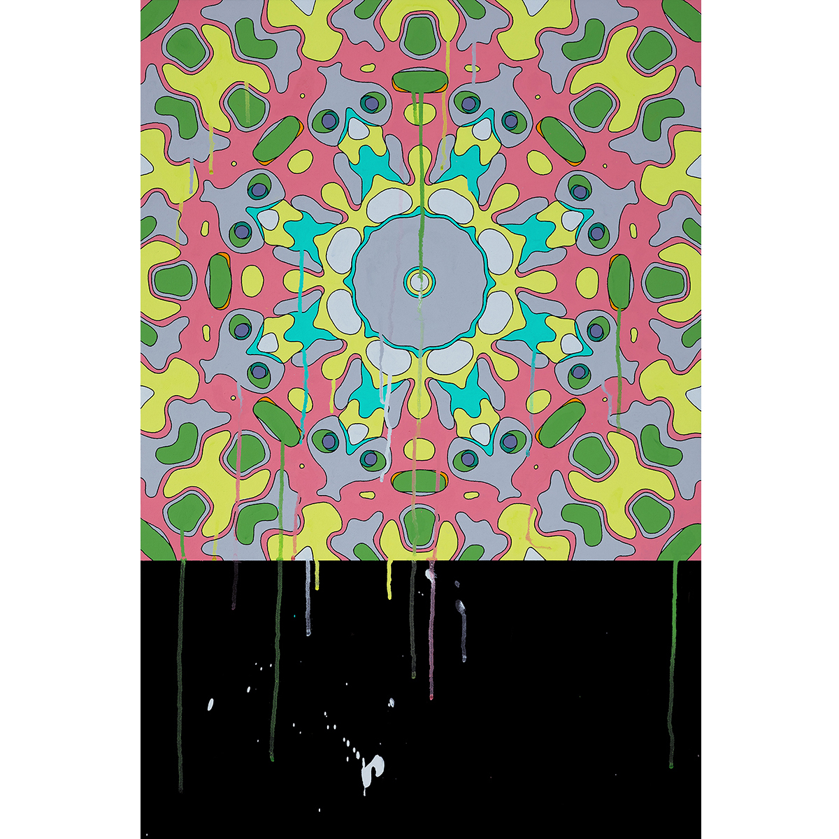 <br/>Atarque Toggle, 5/2/2025<br/>36" x 24"<br/>acrylic and opaque marker on canvas